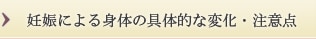 妊娠による身体の具体的な変化・注意点